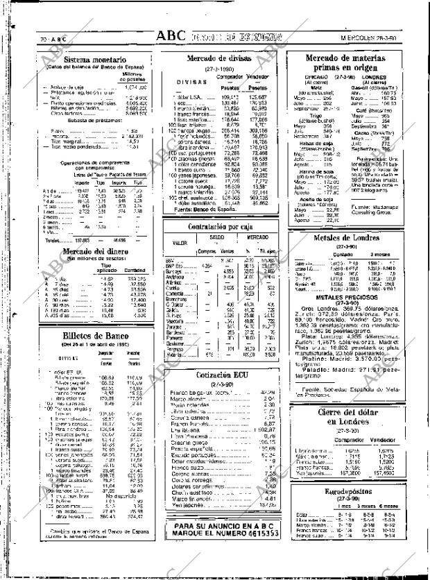 ABC SEVILLA 28-03-1990 página 70