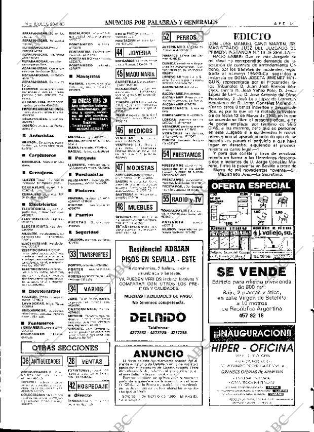 ABC SEVILLA 28-03-1990 página 93