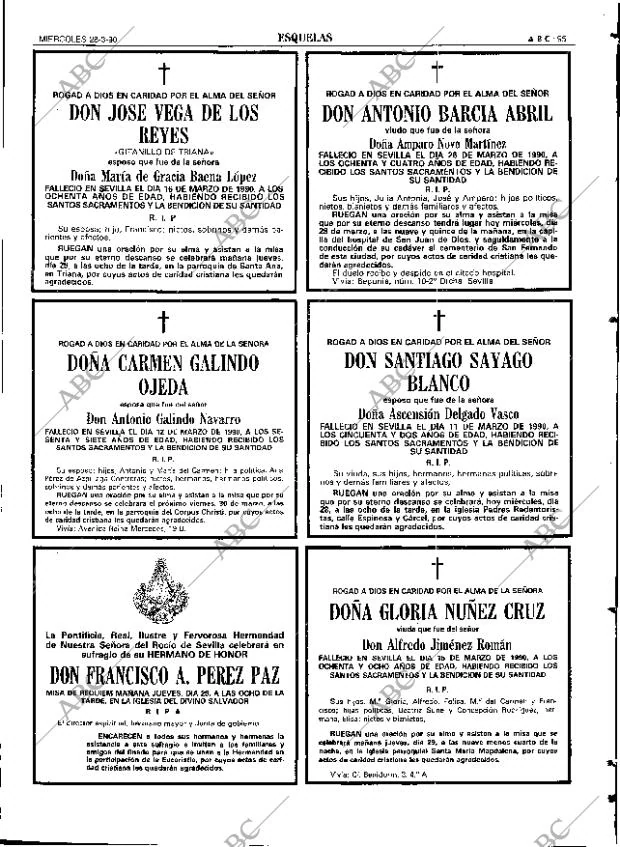 ABC SEVILLA 28-03-1990 página 95