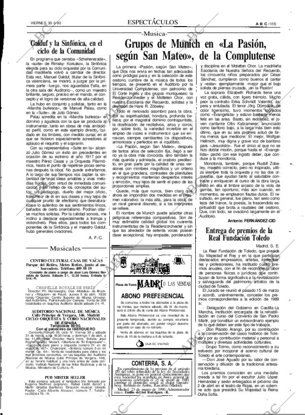 ABC MADRID 30-03-1990 página 115