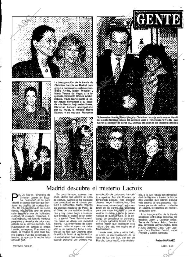 ABC MADRID 30-03-1990 página 145