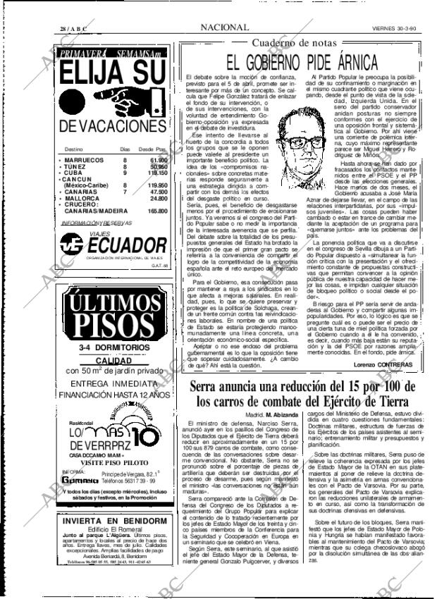 ABC MADRID 30-03-1990 página 28