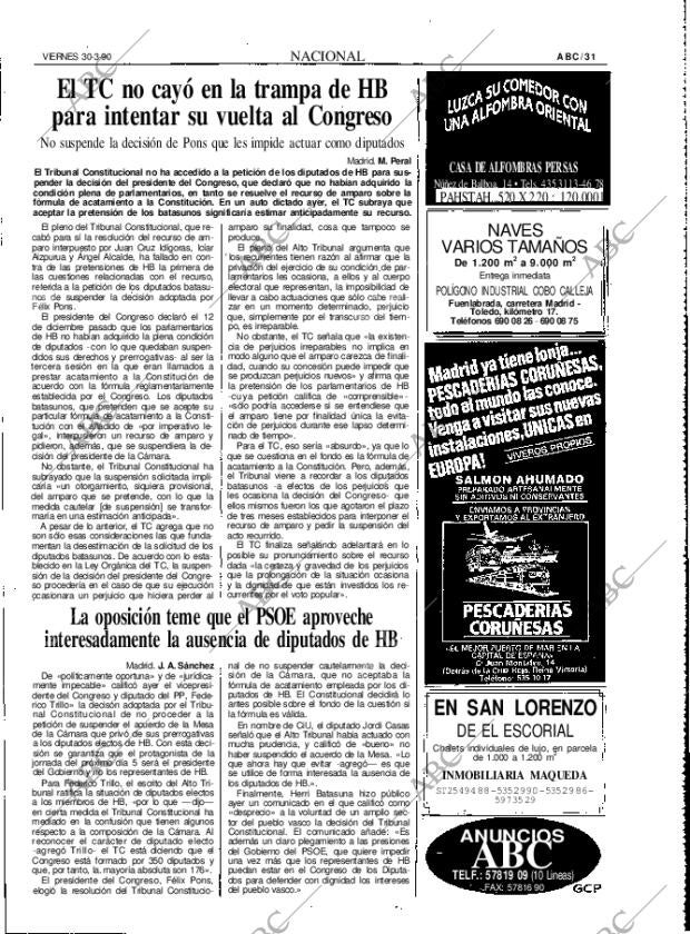 ABC MADRID 30-03-1990 página 31
