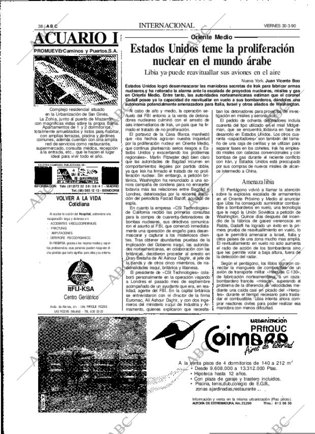 ABC MADRID 30-03-1990 página 38