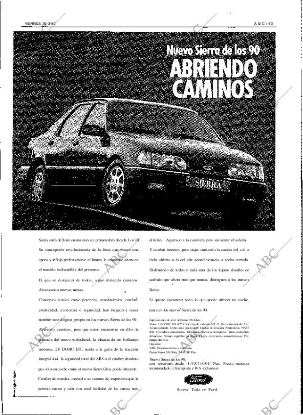 ABC MADRID 30-03-1990 página 43