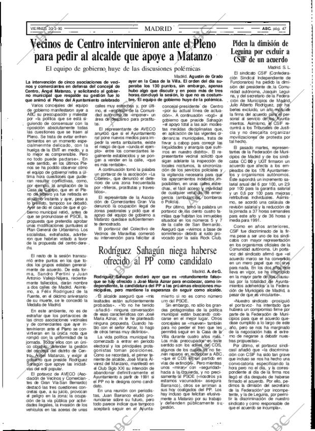 ABC MADRID 30-03-1990 página 47