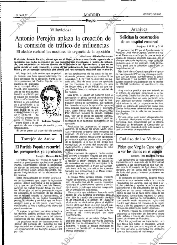 ABC MADRID 30-03-1990 página 52