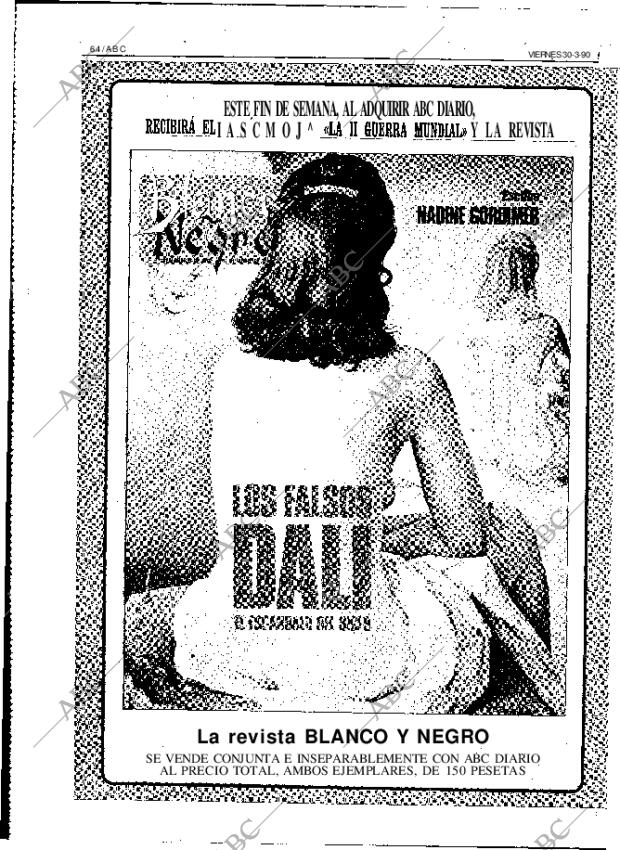 ABC MADRID 30-03-1990 página 64