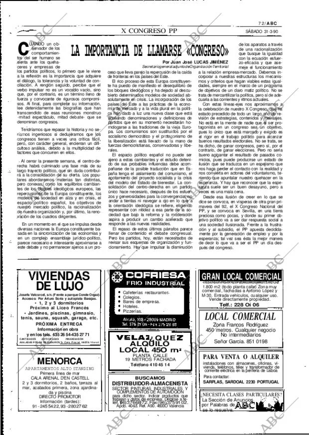 ABC MADRID 31-03-1990 página 72