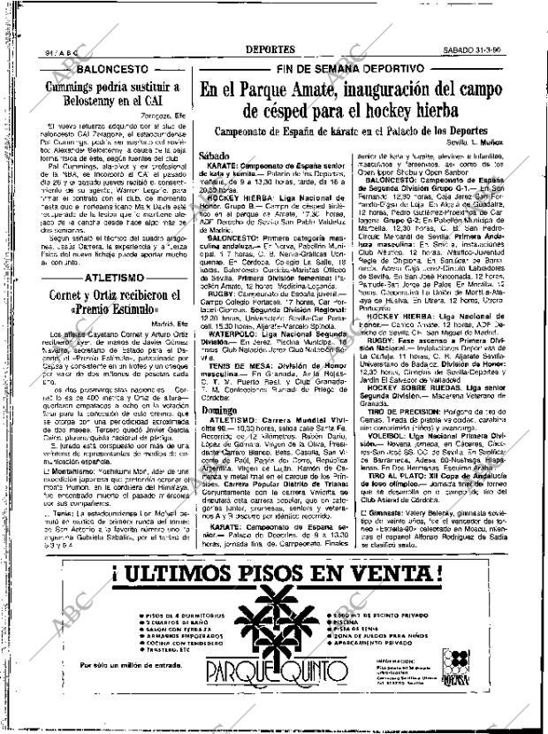 ABC SEVILLA 31-03-1990 página 94