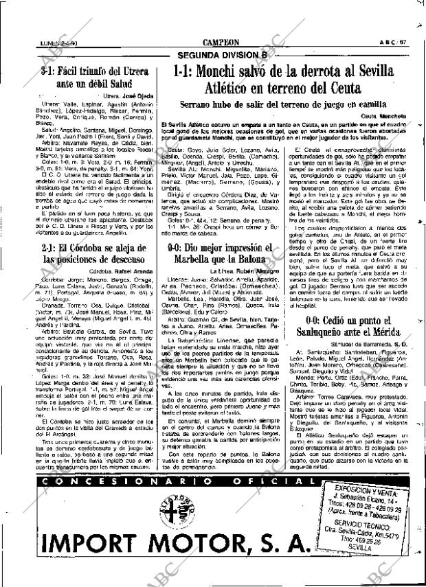 ABC SEVILLA 02-04-1990 página 67