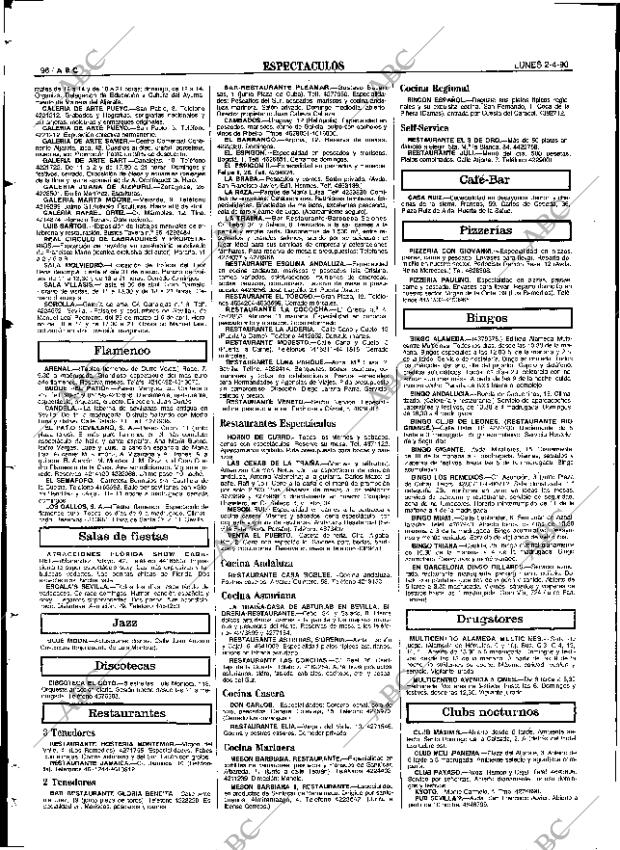 ABC SEVILLA 02-04-1990 página 96