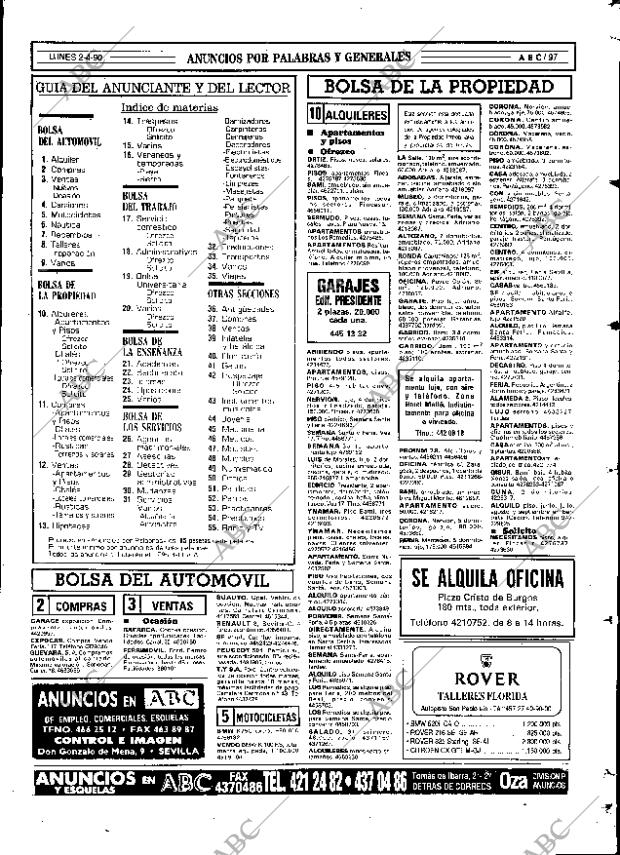 ABC SEVILLA 02-04-1990 página 97