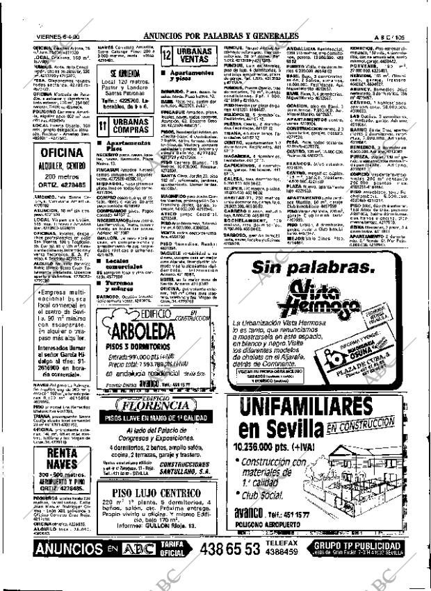 ABC SEVILLA 06-04-1990 página 105