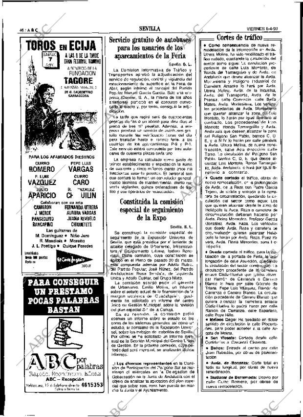 ABC SEVILLA 06-04-1990 página 46