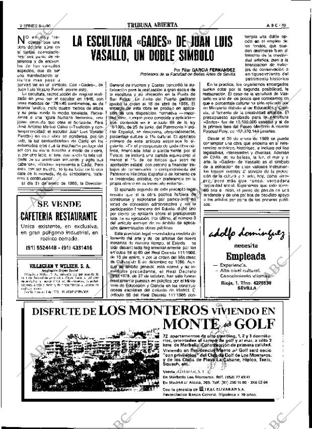ABC SEVILLA 06-04-1990 página 49