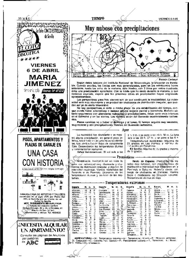 ABC SEVILLA 06-04-1990 página 50