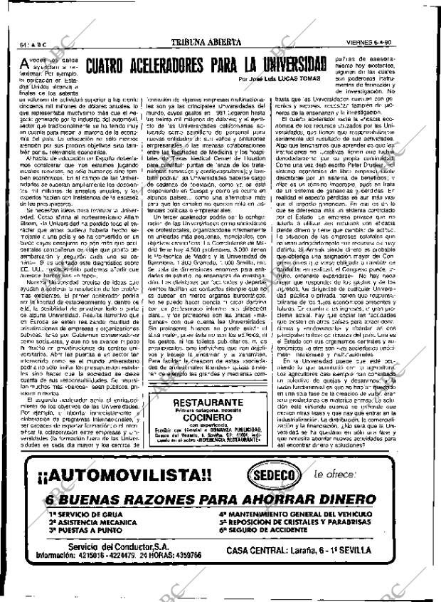 ABC SEVILLA 06-04-1990 página 64
