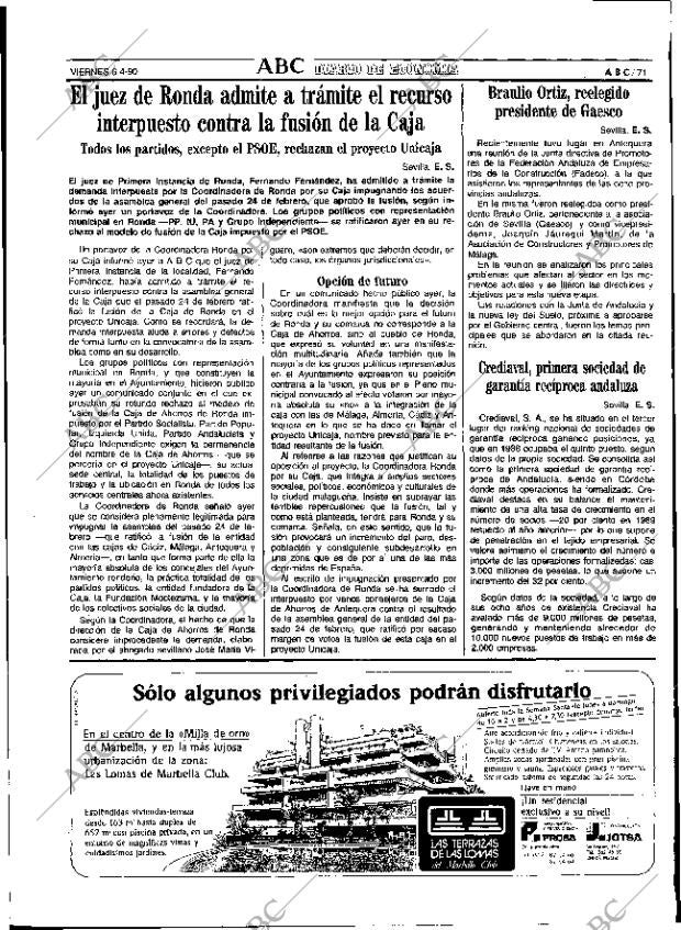 ABC SEVILLA 06-04-1990 página 71