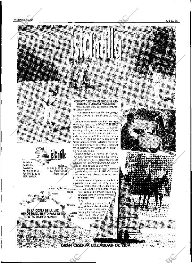 ABC SEVILLA 06-04-1990 página 85