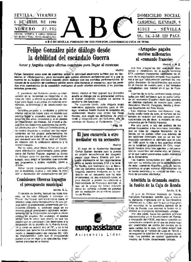 ABC SEVILLA 06-04-1990 página 9