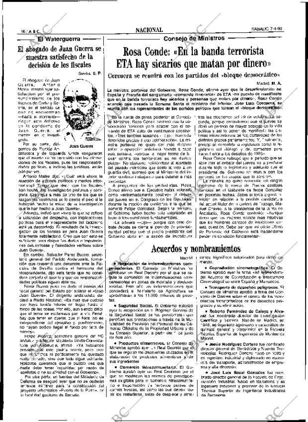ABC SEVILLA 07-04-1990 página 16