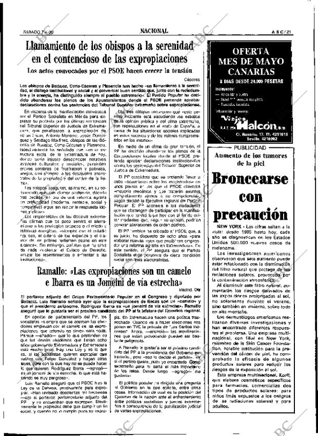 ABC SEVILLA 07-04-1990 página 21