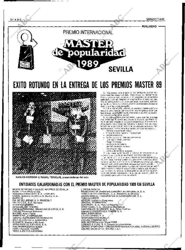 ABC SEVILLA 07-04-1990 página 32