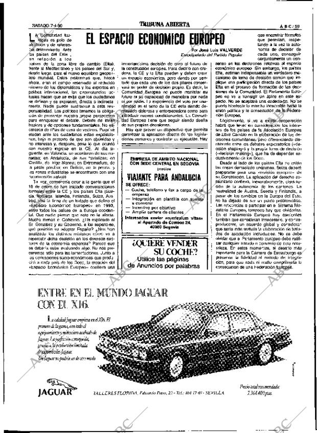 ABC SEVILLA 07-04-1990 página 67