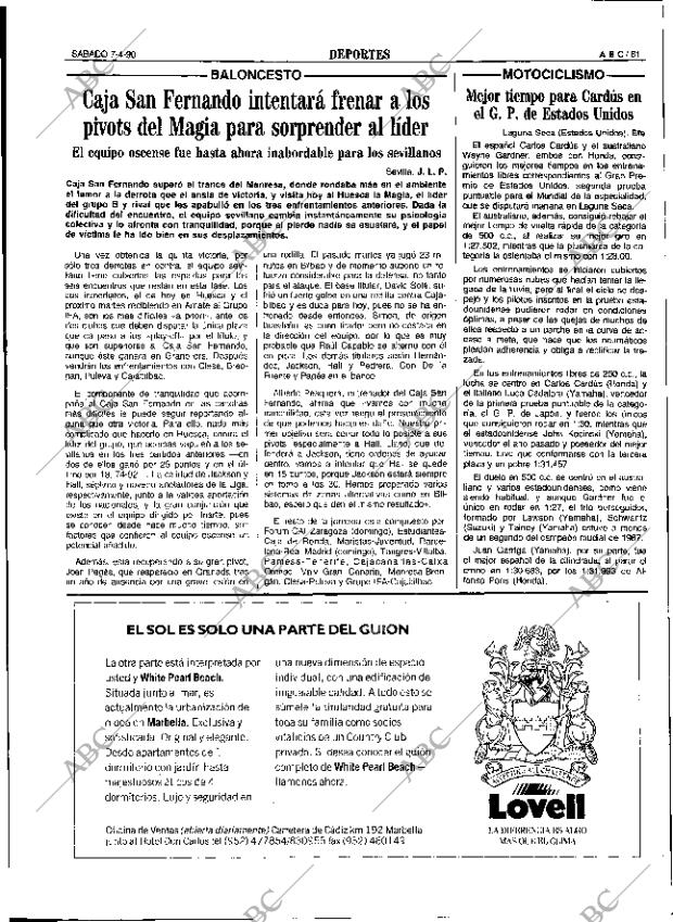 ABC SEVILLA 07-04-1990 página 89