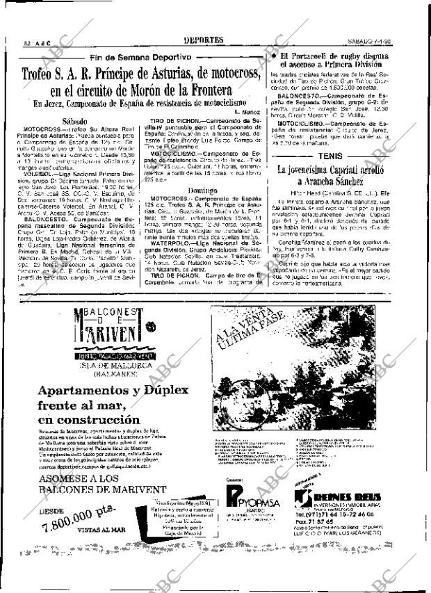 ABC SEVILLA 07-04-1990 página 90