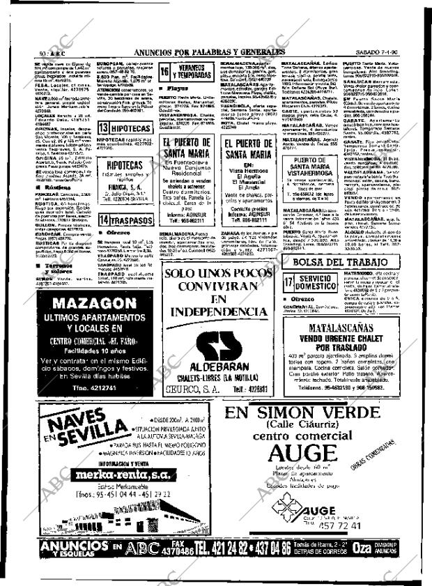 ABC SEVILLA 07-04-1990 página 98
