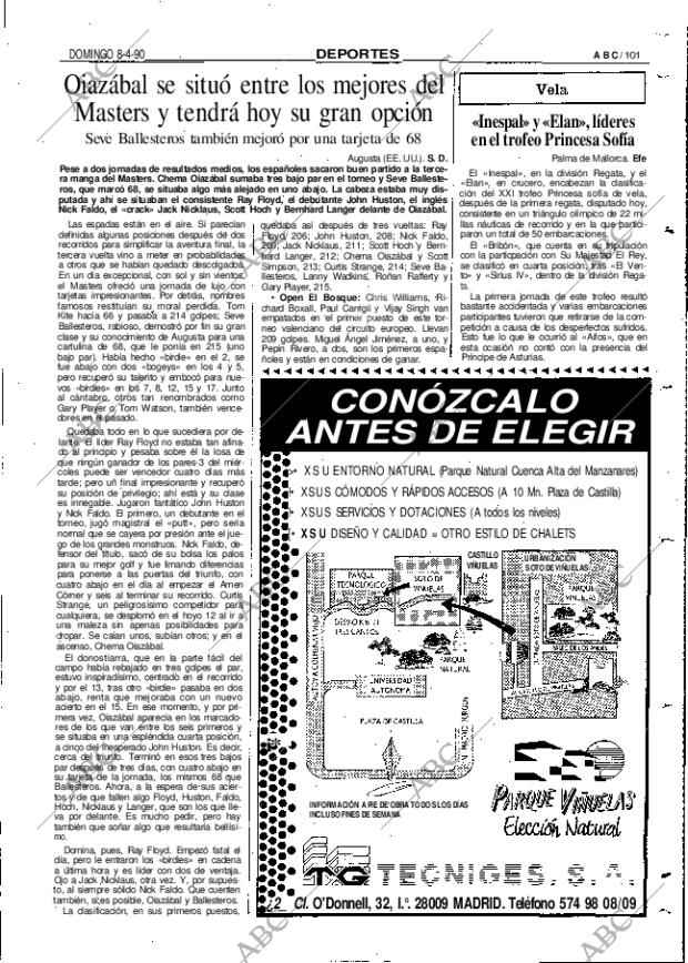 ABC MADRID 08-04-1990 página 101