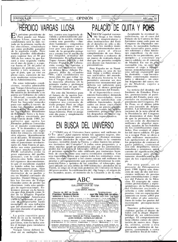 ABC MADRID 08-04-1990 página 19