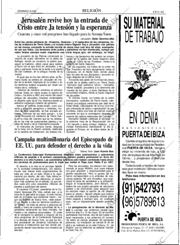ABC MADRID 08-04-1990 página 63