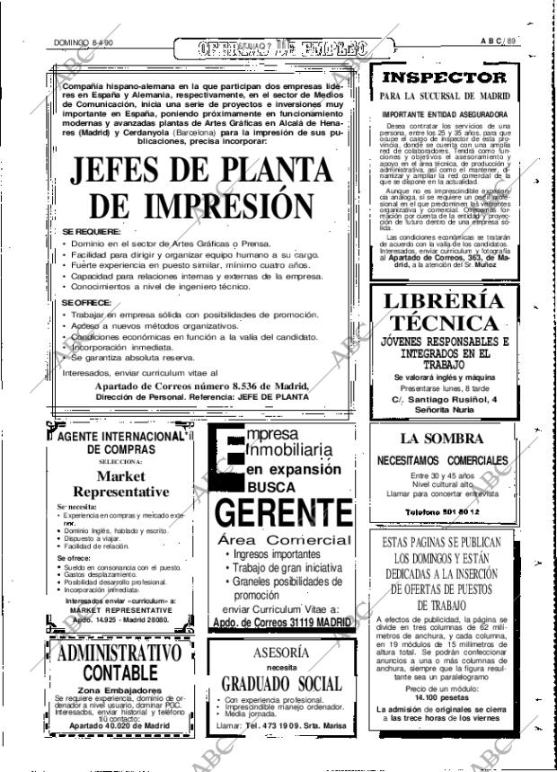 ABC MADRID 08-04-1990 página 89