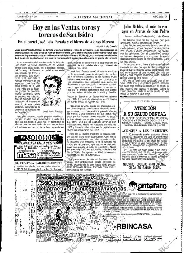 ABC MADRID 08-04-1990 página 91