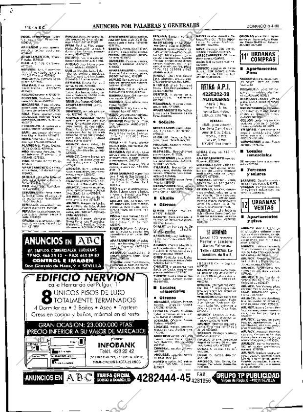 ABC SEVILLA 08-04-1990 página 116