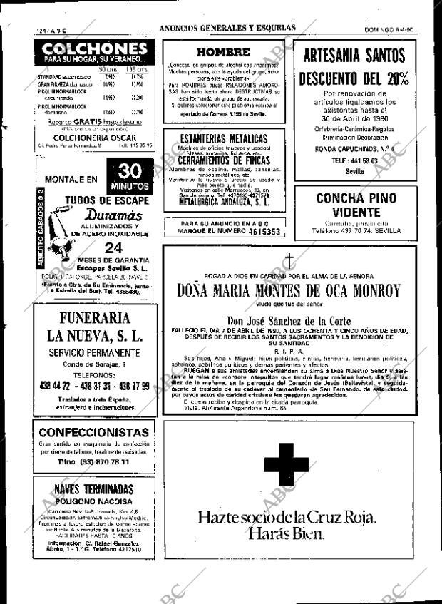 ABC SEVILLA 08-04-1990 página 124