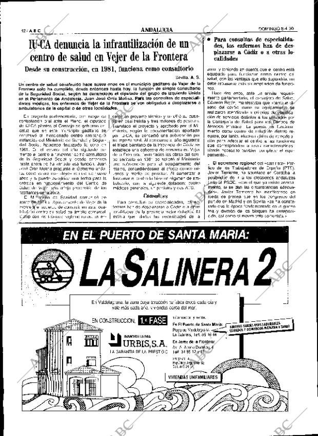 ABC SEVILLA 08-04-1990 página 42