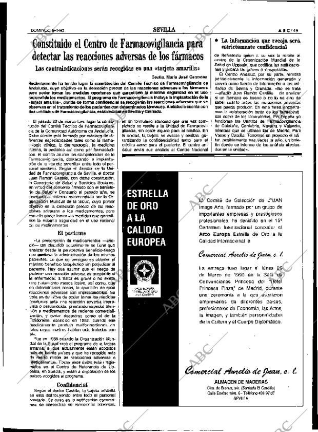ABC SEVILLA 08-04-1990 página 49