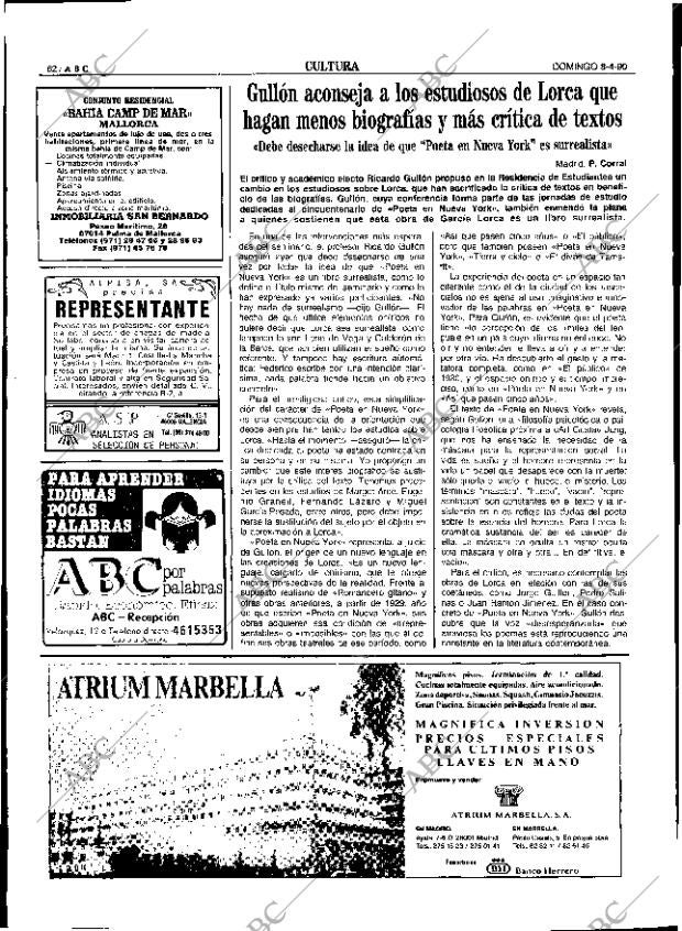 ABC SEVILLA 08-04-1990 página 62