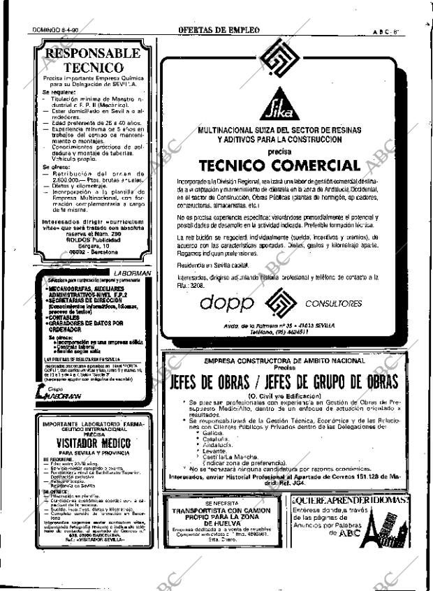 ABC SEVILLA 08-04-1990 página 81