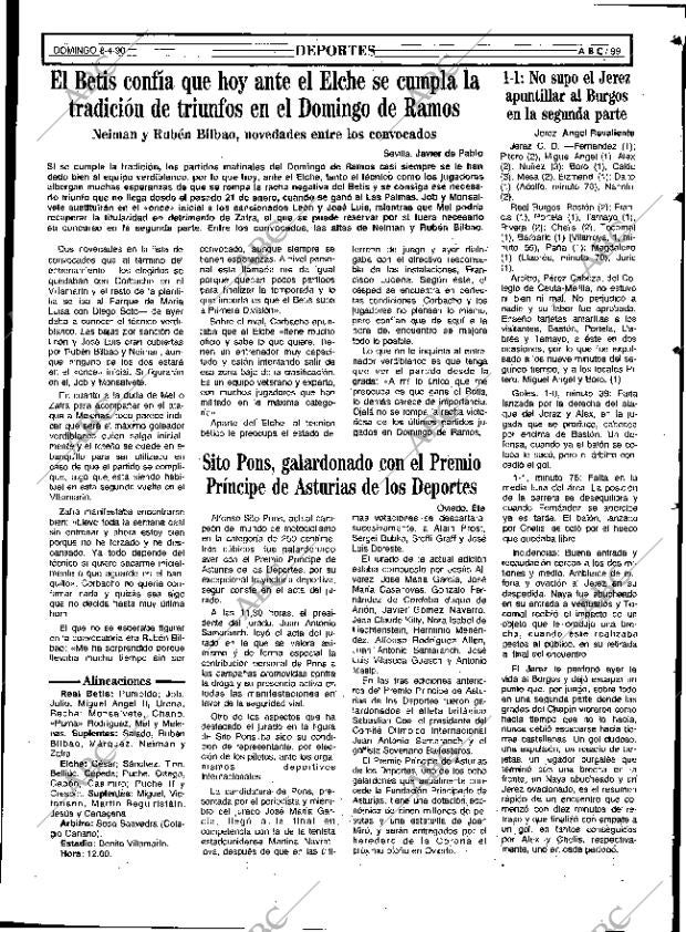 ABC SEVILLA 08-04-1990 página 99