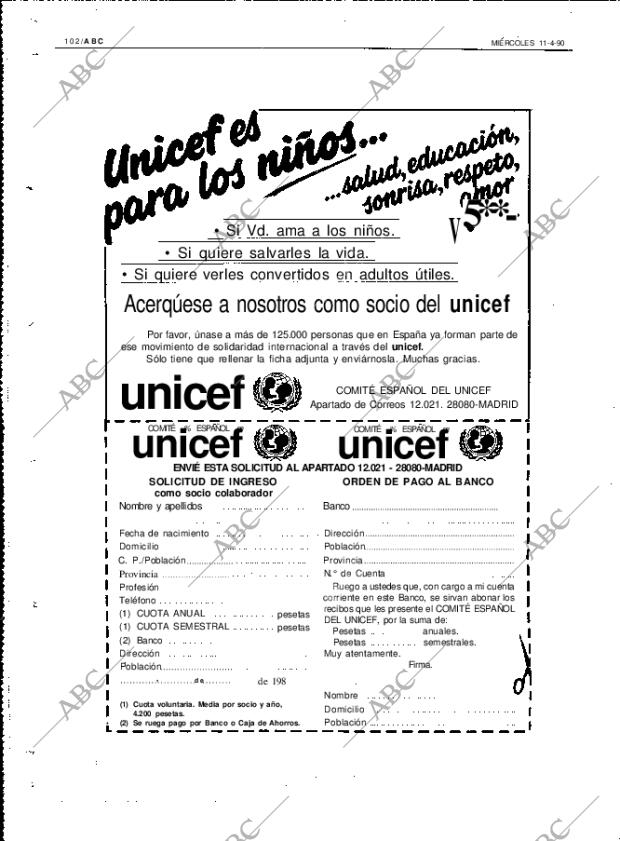 ABC MADRID 11-04-1990 página 102