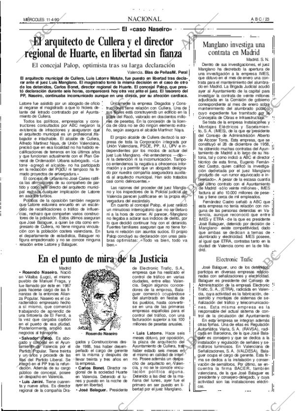 ABC MADRID 11-04-1990 página 23