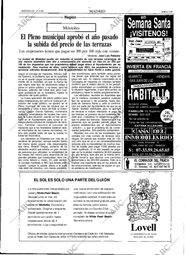 ABC MADRID 11-04-1990 página 35