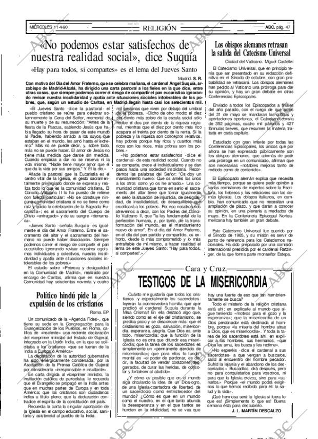 ABC MADRID 11-04-1990 página 47