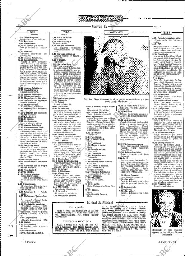 ABC MADRID 12-04-1990 página 118