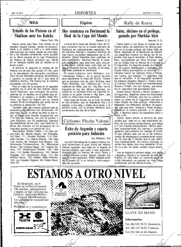 ABC MADRID 12-04-1990 página 68